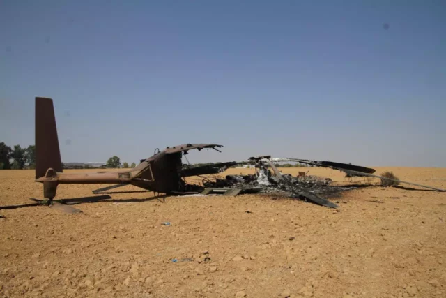 Ataque de Hamás impacta helicóptero con tropas en Israel