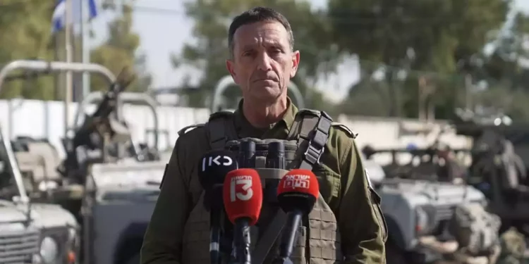 Jefe de las FDI: Hamás asesina a civiles en Israel y en Gaza