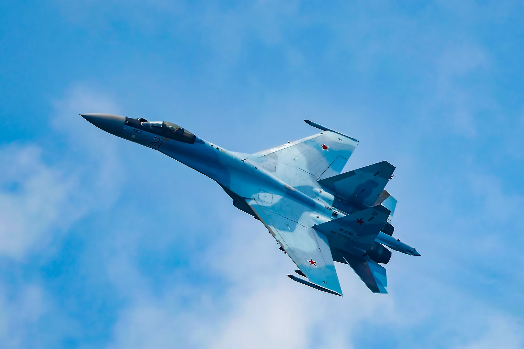 El Su-27 bloqueó el RQ-4B Global Hawk de la USAF