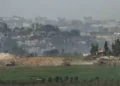 Tanques israelíes a las afueras de la ciudad de Gaza