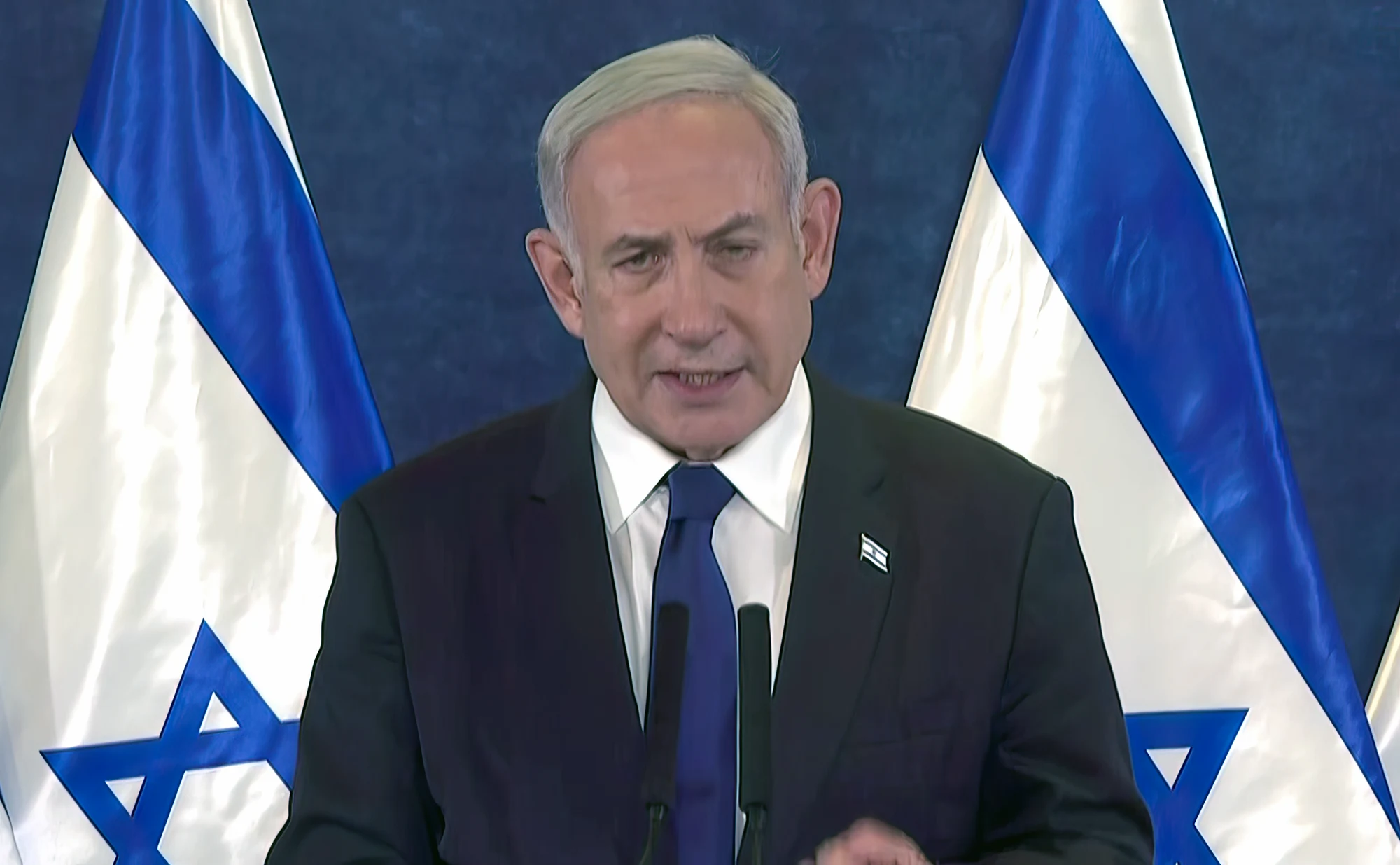 Netanyahu promete una guerra sin cuartel contra Hamás