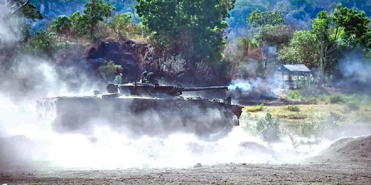 Marines de indonesia perfeccionan capacidades con BMP 3F