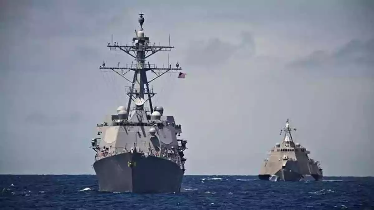 US Navy intercepts missiles near Yemen coast