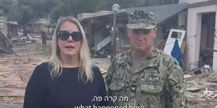 Enviada de EE.UU visita el lugar de la masacre de Hamás
