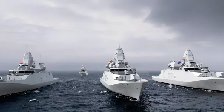 Nuevo contrato de Damen Naval potencia fragatas antisubmarinas