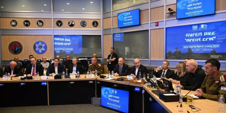 Gabinete de guerra se reúne ante inminente incursión a Gaza