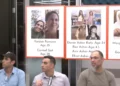 Familiares de las personas con nacionalidad alemana desaparecidas tras las masacres de Hamás del 7 de octubre de 2023 celebran una rueda de prensa en Tel Aviv el 17 de octubre. (Captura de pantalla)