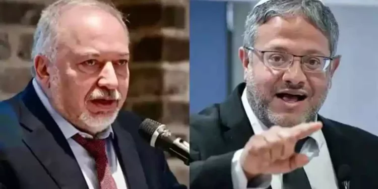 Ben Gvir apoya inclusión de Liberman al gobierno de emergencia