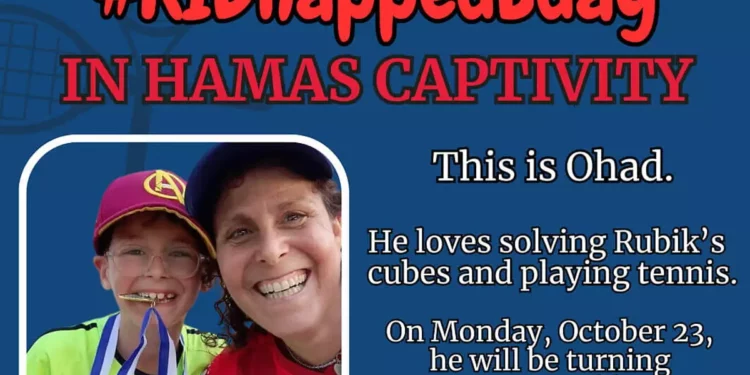 Embajador insta a felicitar a niño secuestrado por Hamás