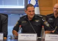 El jefe de la Policía de Israel, Kobi Shabtai, habla en una reunión del Comité de Seguridad Nacional de la Knesset el 22 de octubre de 2023. (Dani Shem Tov/Knesset)