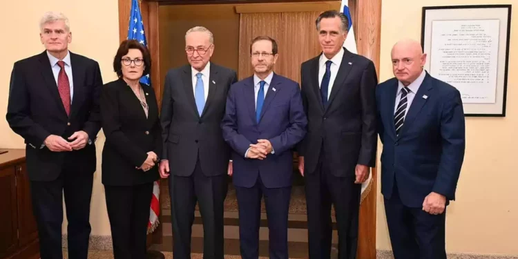 Presidente de Israel se reúne con delegación de EE. UU.