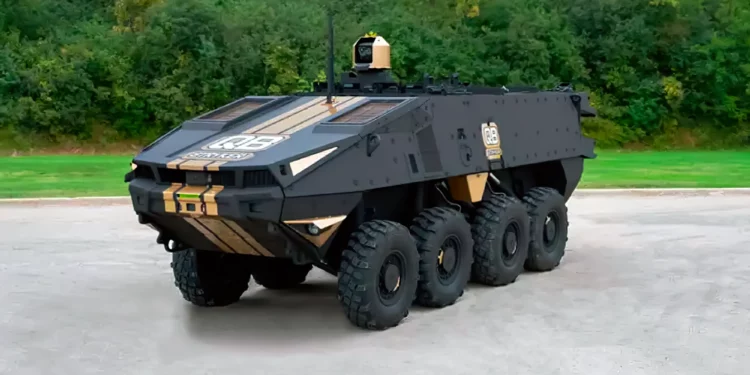General Dynamics presenta el robótico militar StrykerQB