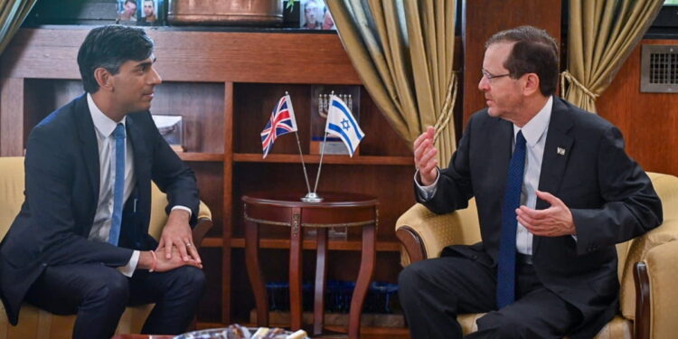 Sunak comienza a reunirse con Herzog