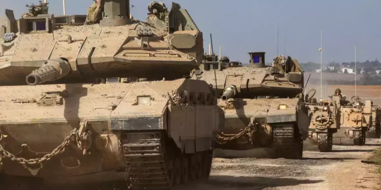Tanques israelís son equipados con jaulas anti-drones