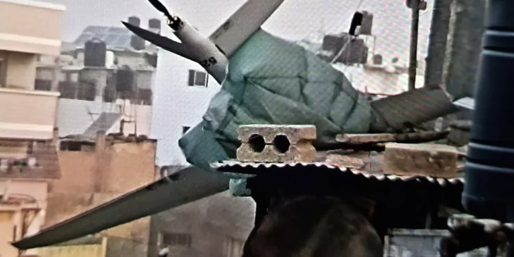 Un avión no tripulado israelí se estrella en la ciudad de Gaza