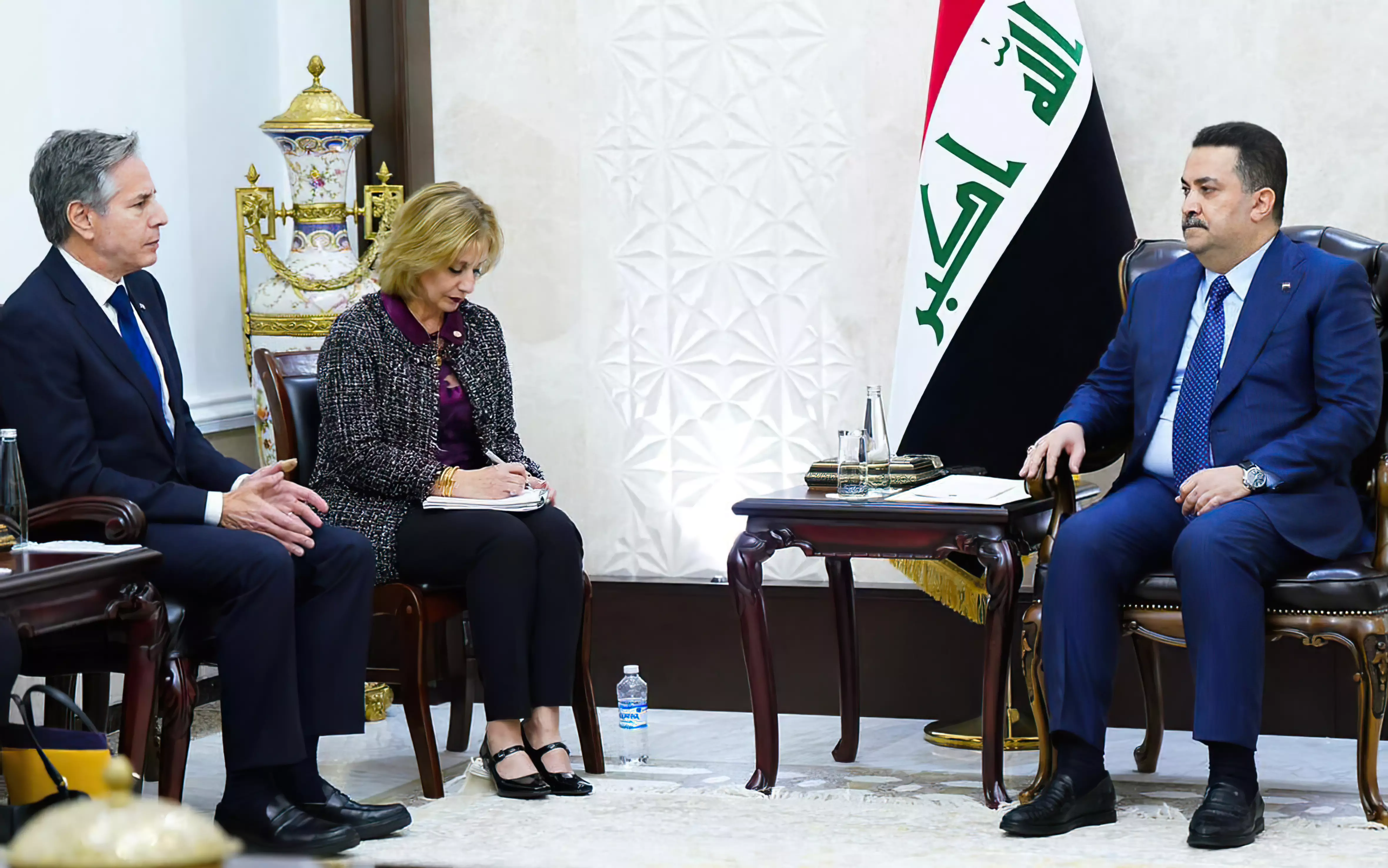 Blinken y PM iraquí hablan de la guerra entre Israel y Hamás
