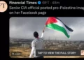Alto cargo de la CIA publica en Facebook una bandera palestina