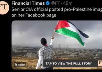 Alto cargo de la CIA publica en Facebook una bandera palestina