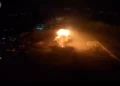 Israel muestra ataque aéreo contra depósito de armas de Hezbolá