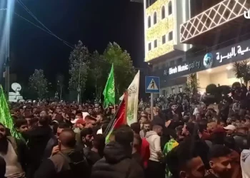 Palestinos celebran excarcelación de terroristas