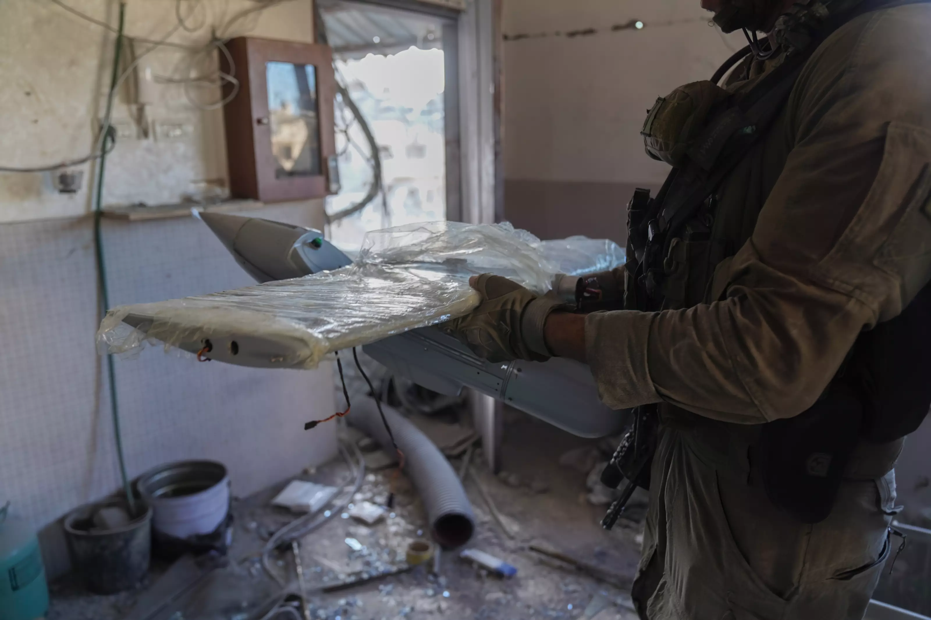 Fábrica de drones de Hamás en edificio residencial de Gaza