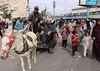 50.000 gazatíes se trasladaron al sur por el corredor de las FDI