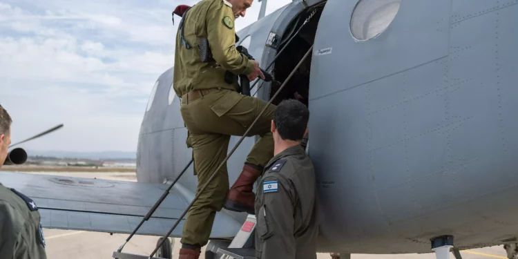 Jefe del Estado Mayor de las FDI sobrevoló Gaza