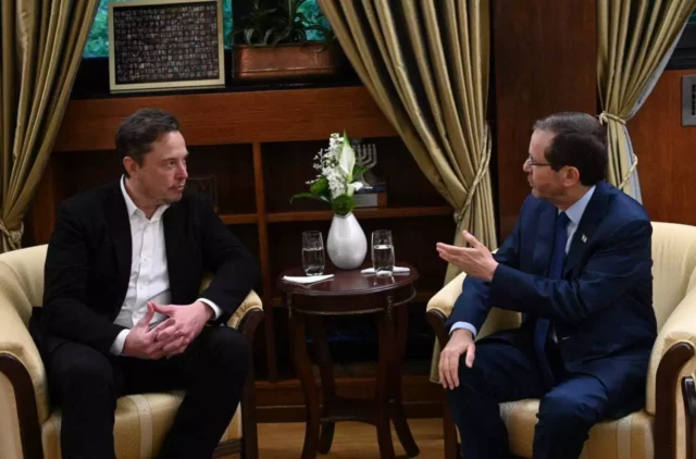 Presidente de Israel insta a Musk a combatir el antisemitismo en X