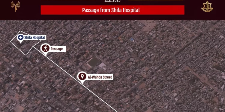 Las FDI indican a personal de hospital en Gaza cómo evacuar
