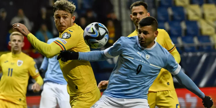 Israel pierde 1-2 ante Rumanía en un partido para Eurocopa 2024