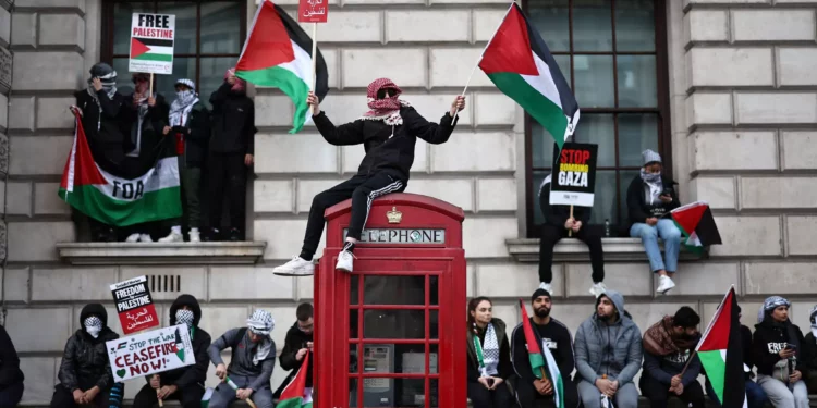 Policía de Londres rechaza bloquear concentración palestina
