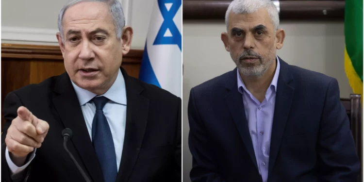 El primer ministro Netanyahu dice que al líder de Hamás, Yahya Sinwar, “no le importa su pueblo y actúa como un pequeño Hitler en su búnker”.