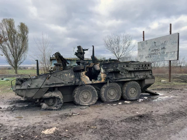 Stryker de EE. UU. presenta herida de guerra mortal en Ucrania