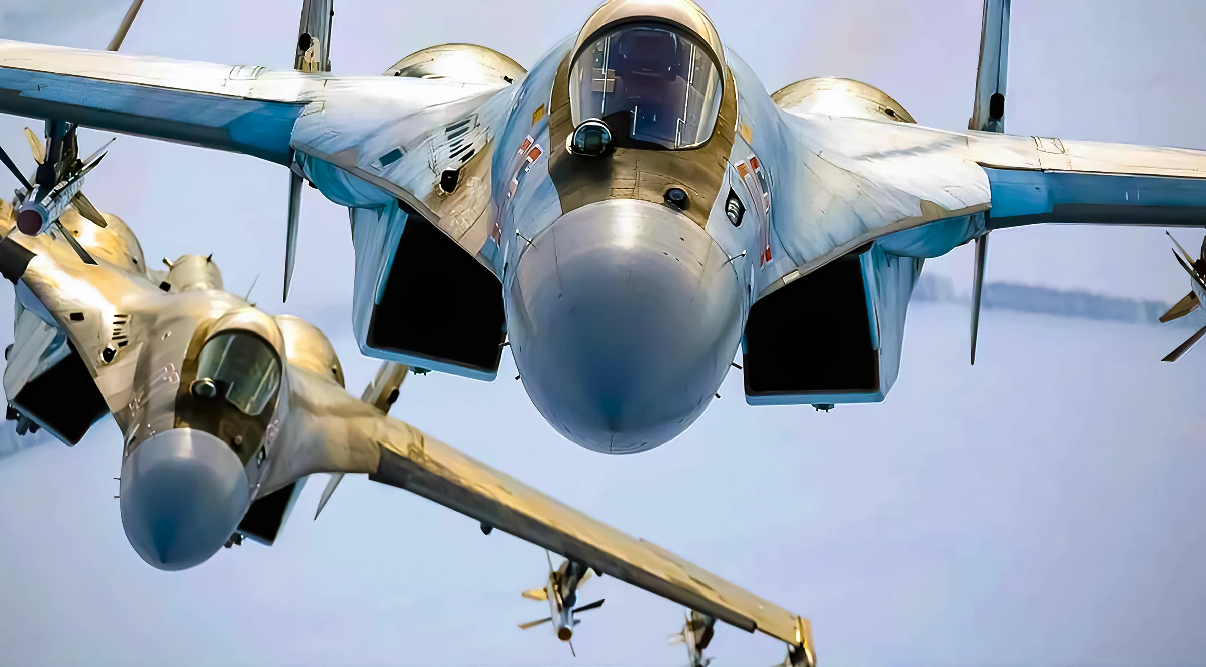 Su-30SM de Rusia contra barcos no tripulados en el mar Negro