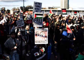 300.000 pro palestinos se manifestaron contra Israel en Londres