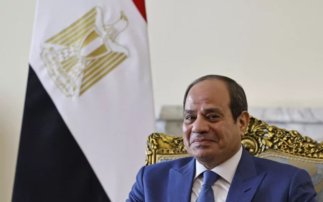Presidente de Egipto pide reconocimiento de “Estado palestino”
