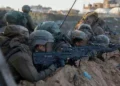 Tropas de las FDI operando en la Franja de Gaza en una imagen publicada el 4 de noviembre de 2023. (Fuerzas de Defensa de Israel)