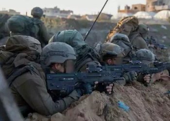 Tropas de las FDI operando en la Franja de Gaza en una imagen publicada el 4 de noviembre de 2023. (Fuerzas de Defensa de Israel)