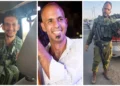 De izq. a dcha.: mayor (res.) Chen Yahalom, sargento mayor (res.) Rani Tahan, sargento mayor (res.) Yakir Biton, muertos en la Franja de Gaza el 18 de noviembre de 2023.