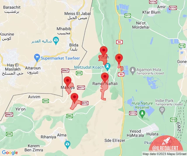 Alerta de infiltración de drones en el norte de Israel