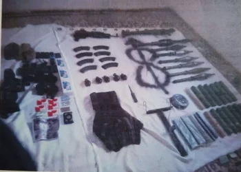 Armas en el vehículo de un parlamentario de Hamás en Gaza