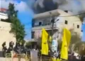 Ataque de las FDI en Líbano junto a un funeral de Hezbolá
