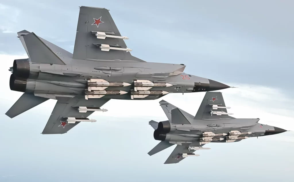 Derribo de MiG-29 Ucraniano por un R-37M desde un MiG-31 ruso