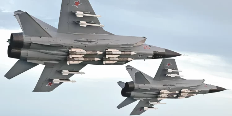 Derribo de MiG-29 Ucraniano por un R-37M desde un MiG-31 ruso