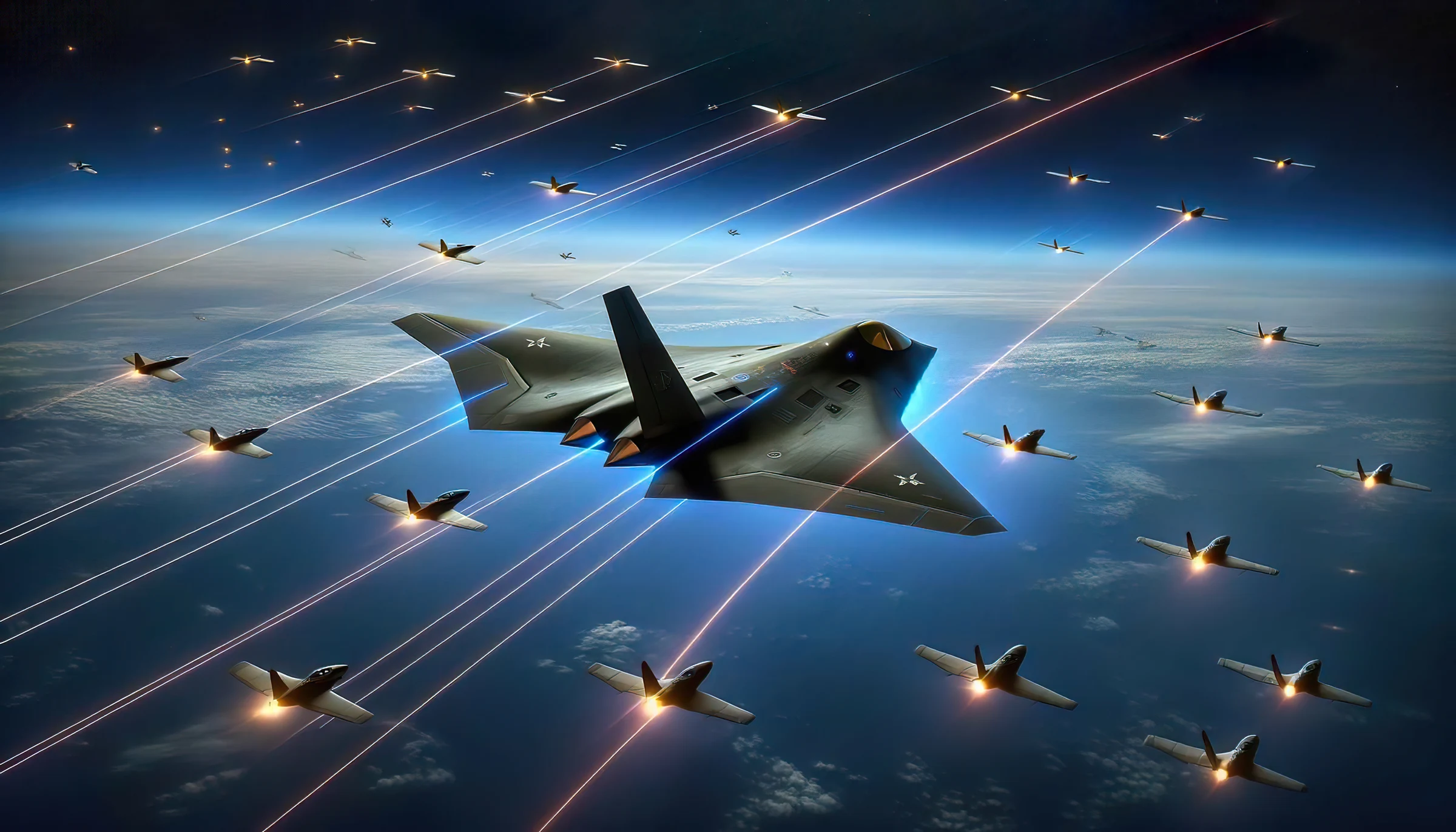 POWER de DARPA: Enjambres de drones controlados con láser