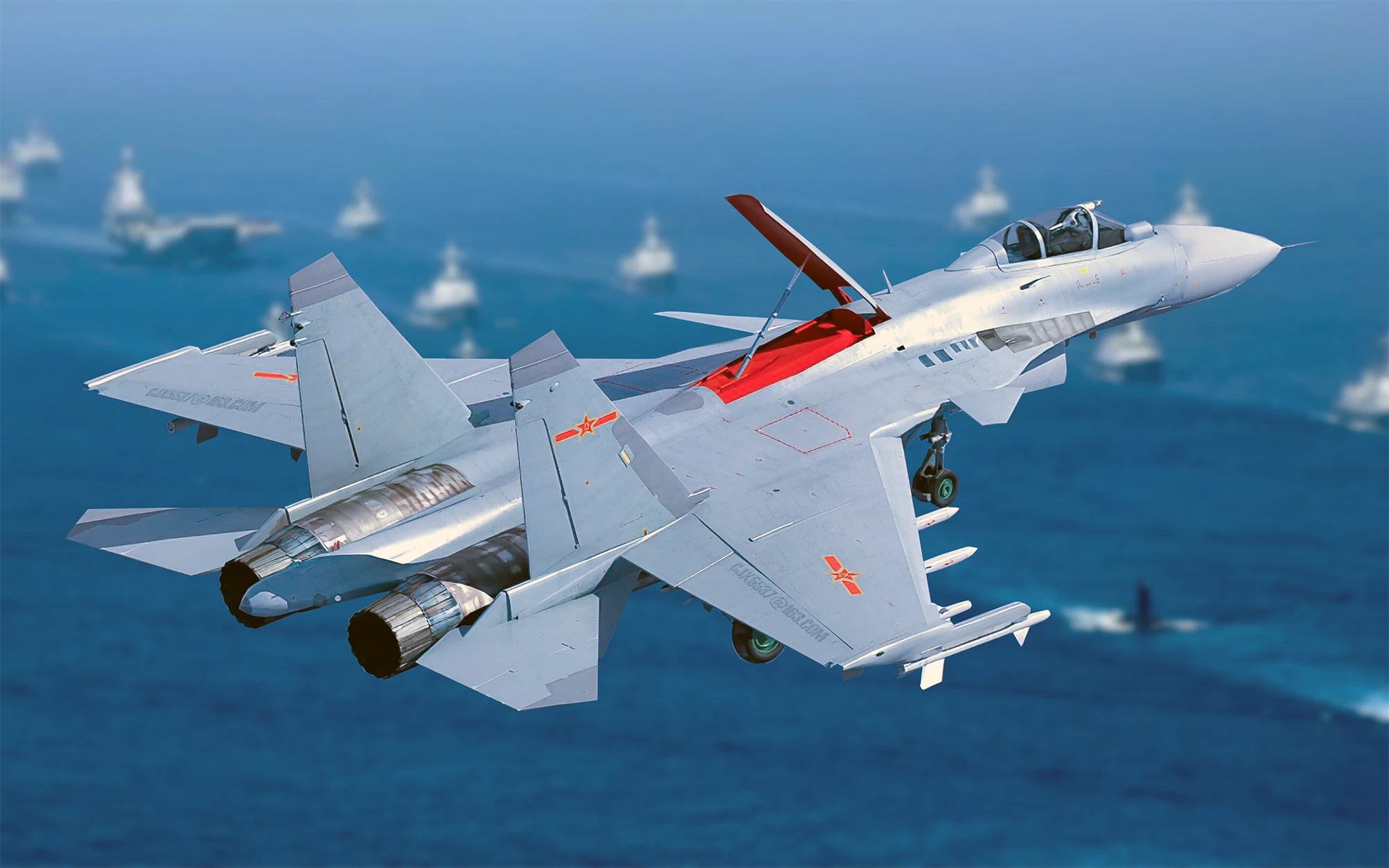 El caza J-11B de China no es un F-22: pero sigue siendo peligroso