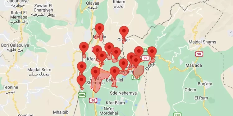 Se dispararon misiles desde el Líbano hacia Israel