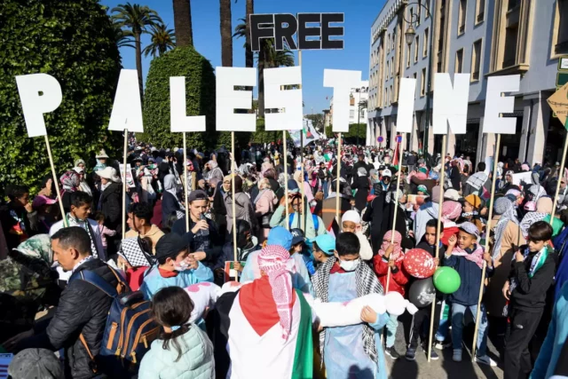 10.000 marroquíes piden exigen fin de los lazos con Israel