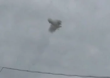 Un interceptor explota sobre Safed tras una alerta de dron