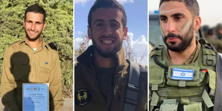 Tres soldados de las FDI mueren en combates en Gaza